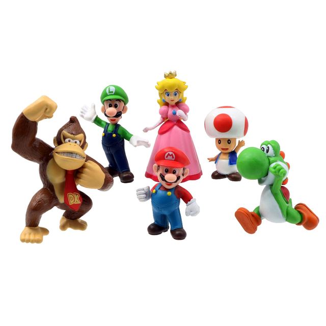 Super Mario Bros - Miniaturas + Estojo de Brinde