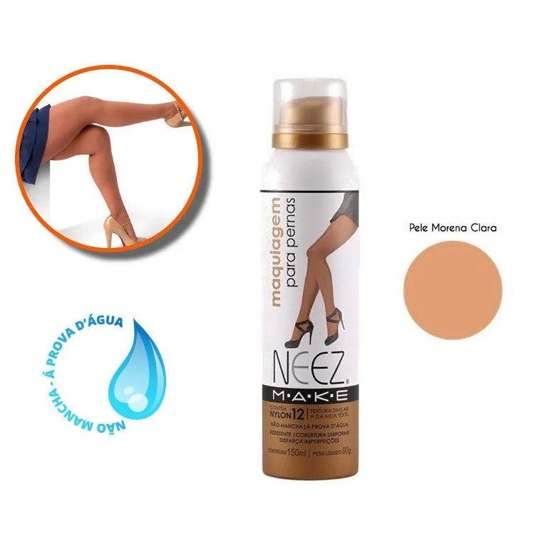 Spray Maquiagem De Perna Esconde Celulite