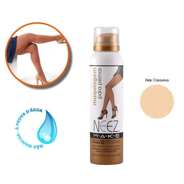 Spray Maquiagem De Perna Esconde Celulite