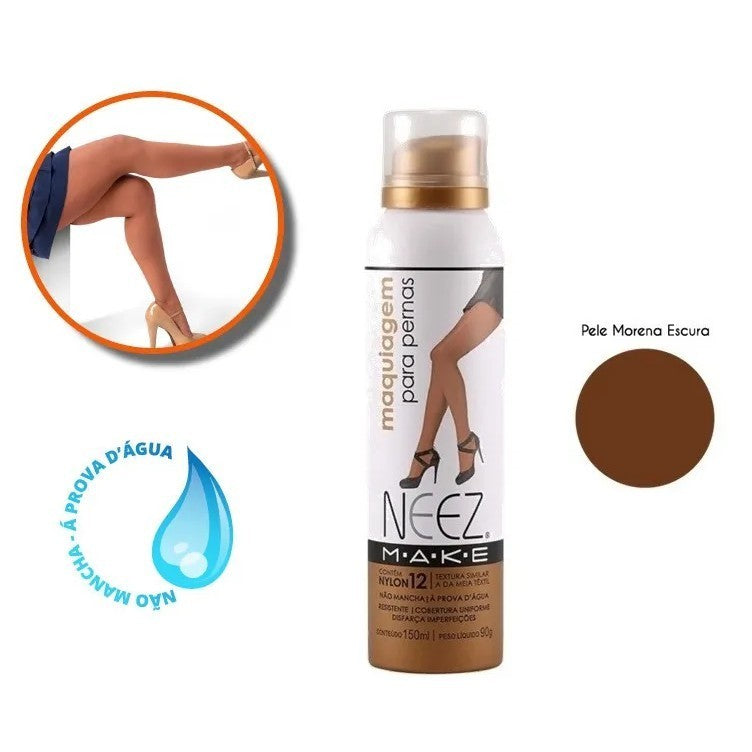 Spray Maquiagem De Perna Esconde Celulite