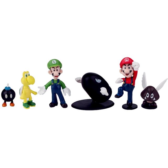 Super Mario Bros - Miniaturas + Estojo de Brinde