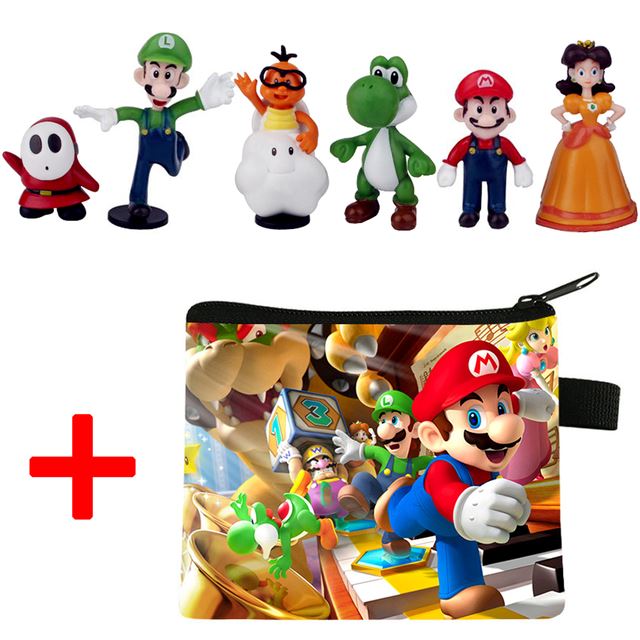 Super Mario Bros - Miniaturas + Estojo de Brinde