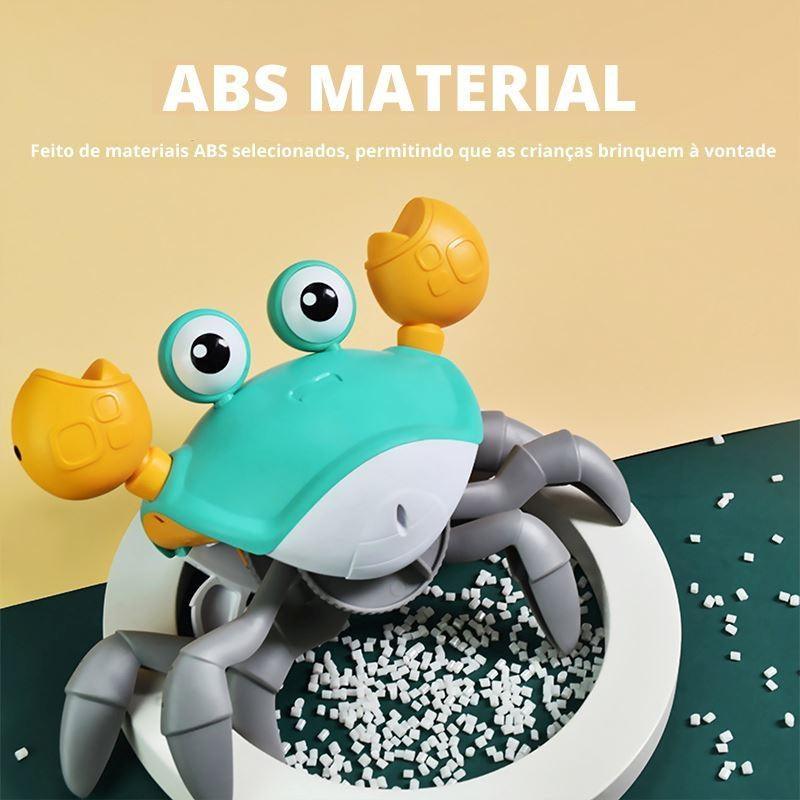 Caranguejo Inteligente Fujão com Sensor de Obstáculos, Músicas e Luzes