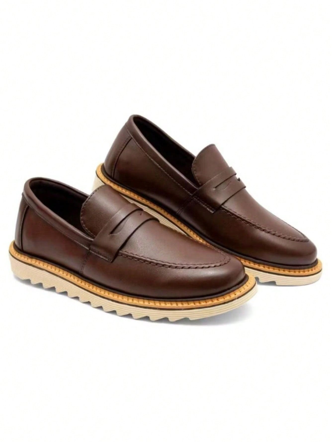 Sapato Oxford Tratorado Masculino - Couro Premium