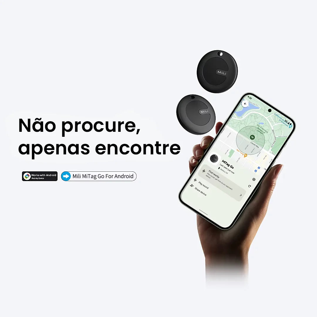 Rastreador GPS para Android sem limite de distância | Mili Mitag Go