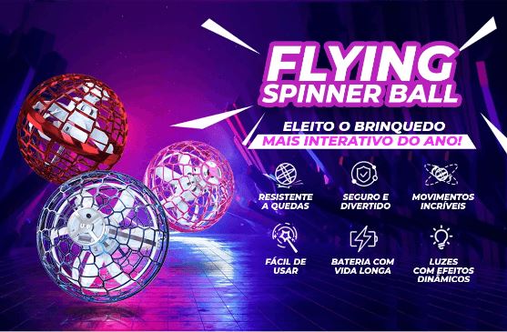 Bola Voadora Vai e Volta - FLYING SPINNER BALL