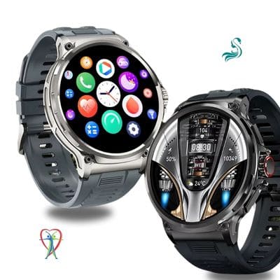 Relógio Inteligente Masculino UltraTrack: com GPS, Fitness, NFC