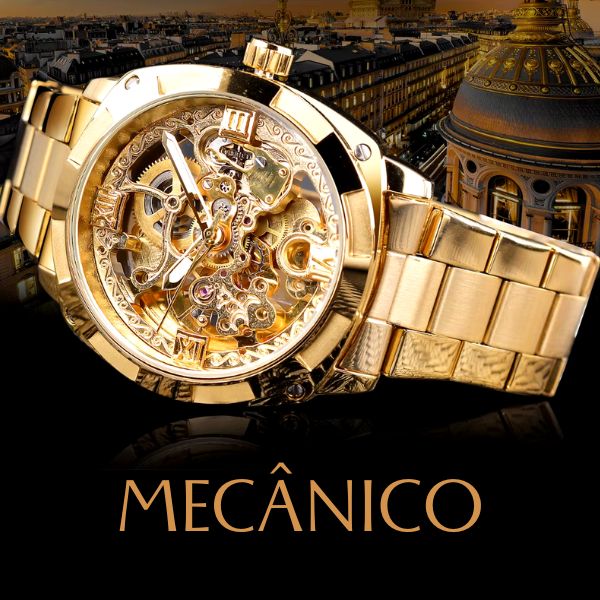 Relógio Casual Masculino FORSINING Premium Edição Limitada