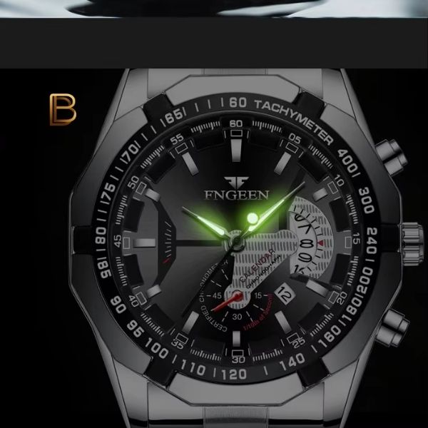Relógio Masculino de Luxo Fngen Quartz