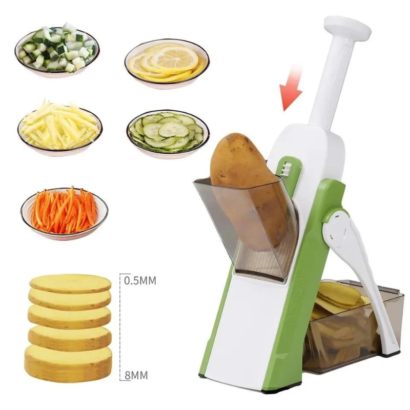 Cortador e Fatiador de Alimentos Multifuncional SliceMaster