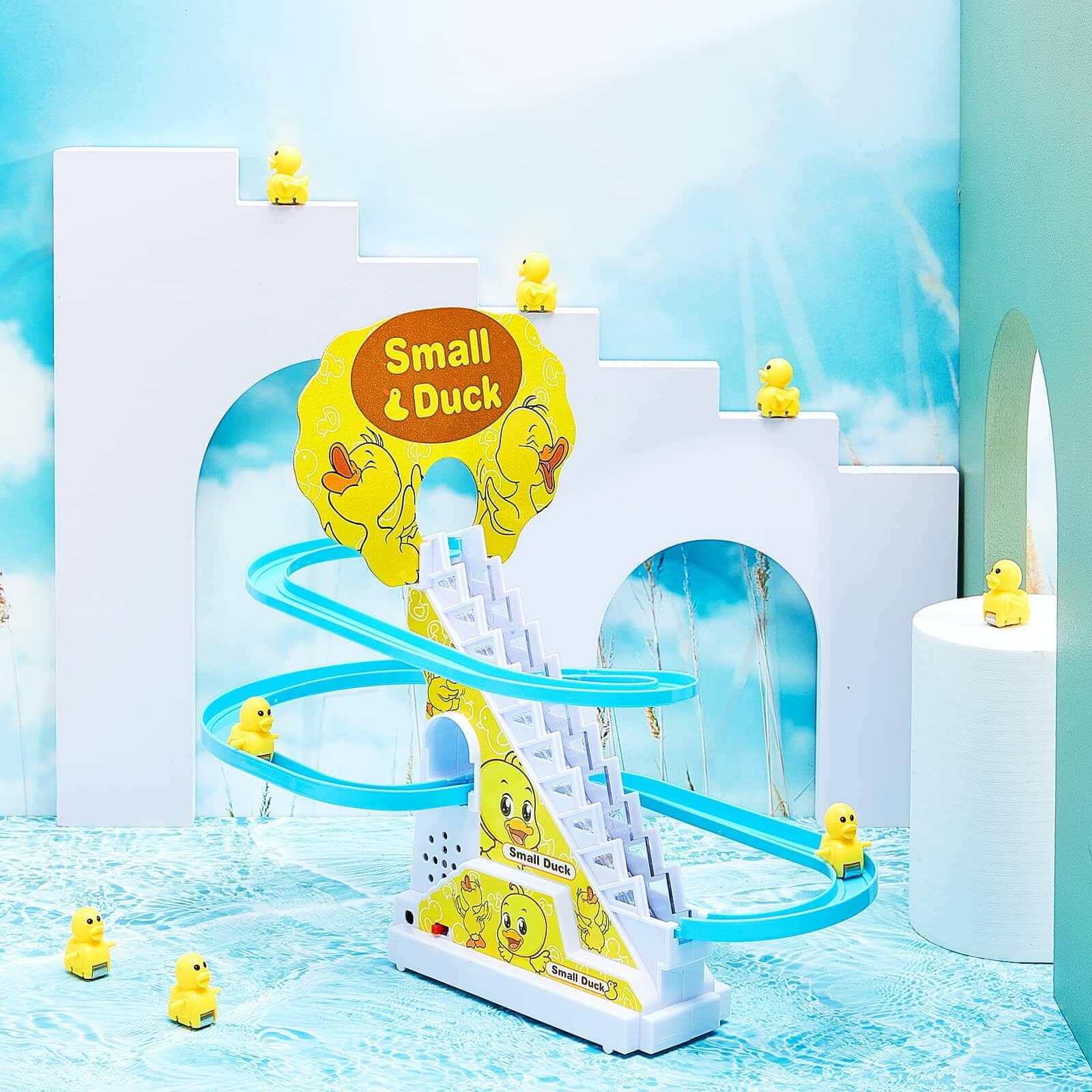 Brinquedo Escada Rolante Musical dos Patinhos para Bebê