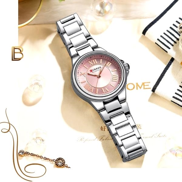 Relógio Feminino de Aço Dourado - Curren KorsMary