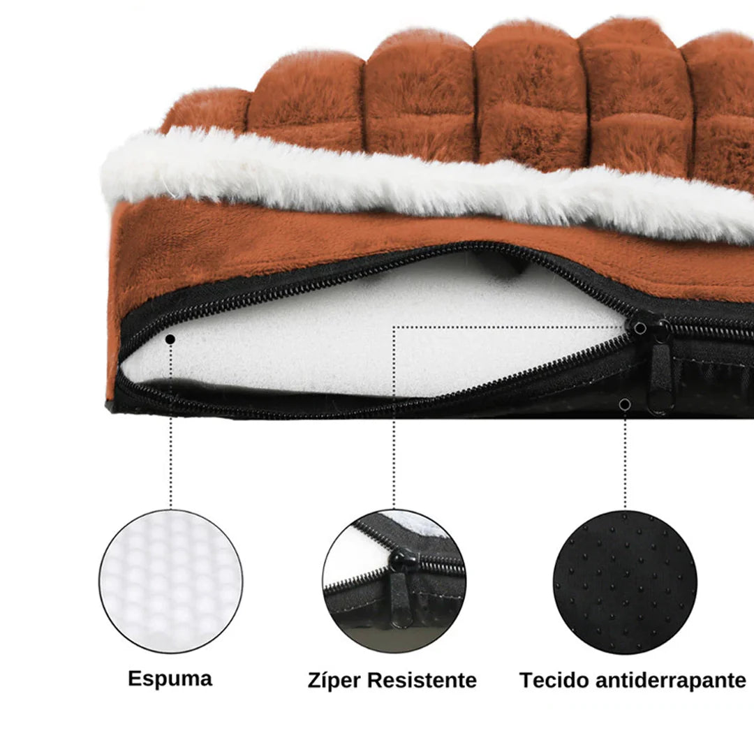 Cama Ortopédica para Pets com Espuma de Memória | PetPosture™
