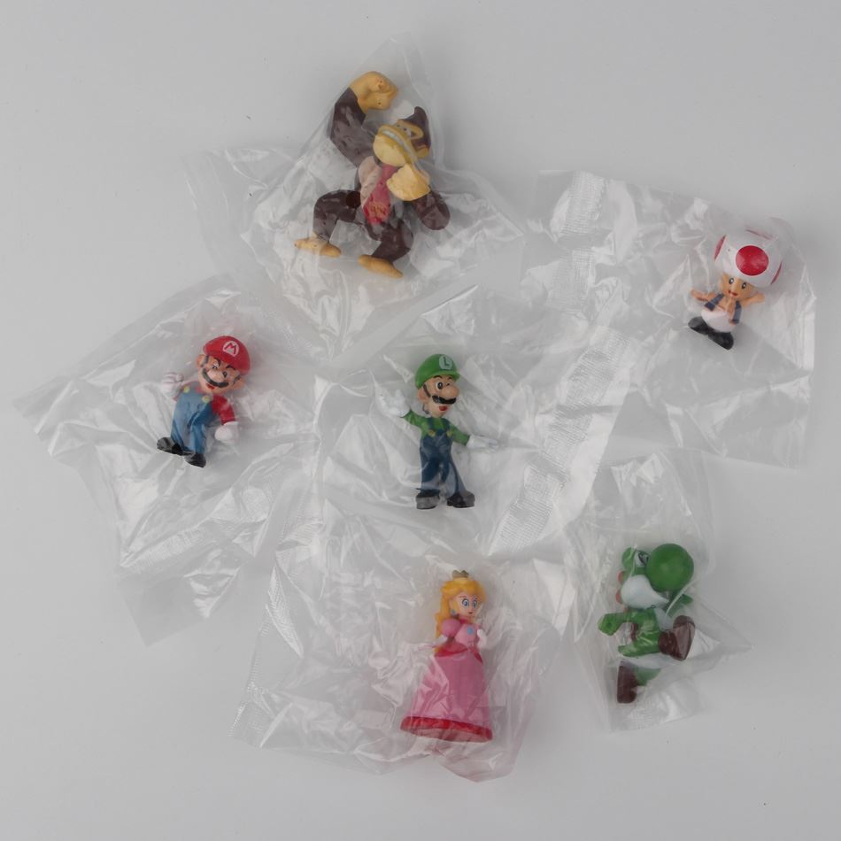 Super Mario Bros - Miniaturas + Estojo de Brinde