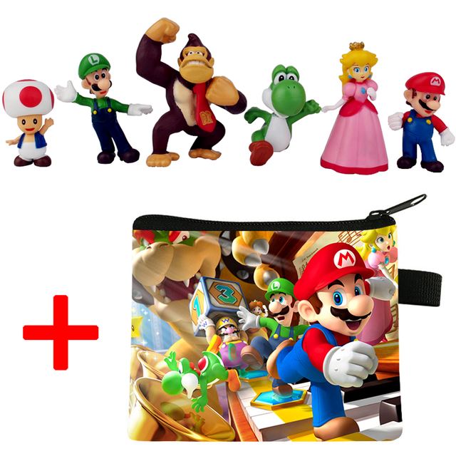 Super Mario Bros - Miniaturas + Estojo de Brinde