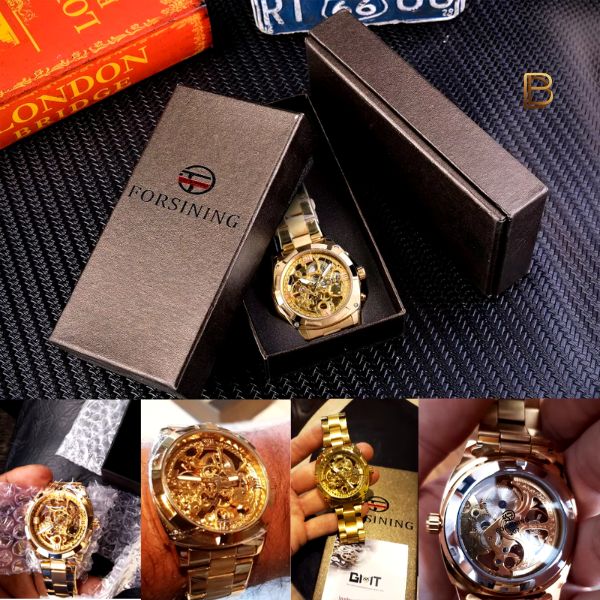 Relógio Casual Masculino FORSINING Premium Edição Limitada