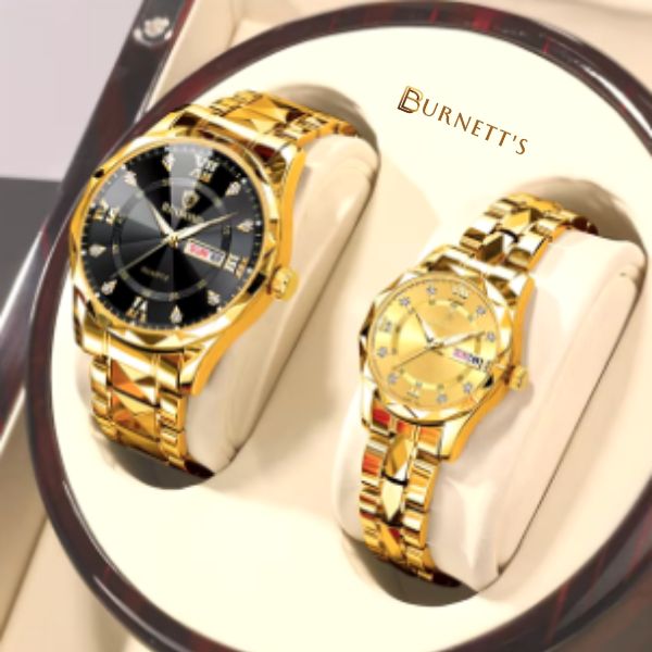 Relógio Diamond Lux Casal (Edição Limitada)