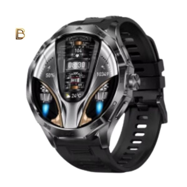 Relógio Inteligente Masculino UltraTrack: com GPS, Fitness, NFC