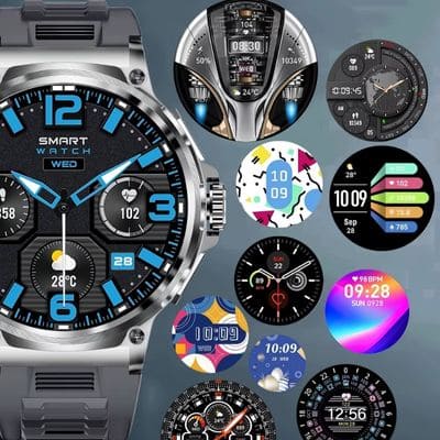 Relógio Inteligente Masculino UltraTrack: com GPS, Fitness, NFC