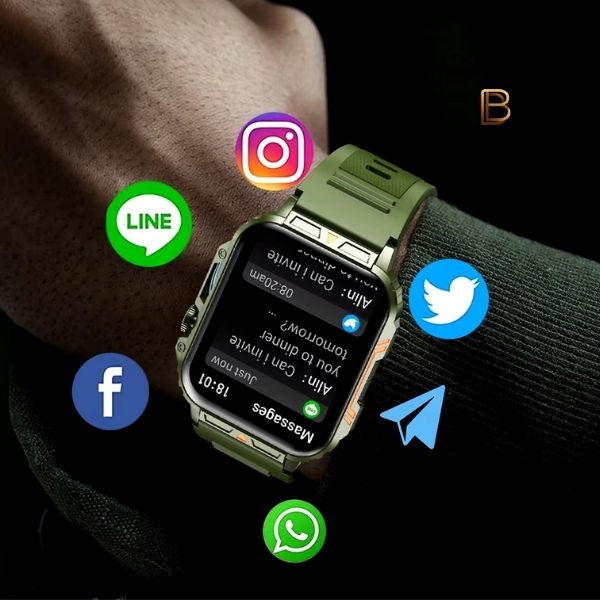 LIGE-Smartwatch para homens e mulheres