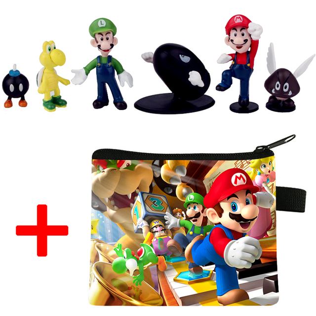 Super Mario Bros - Miniaturas + Estojo de Brinde