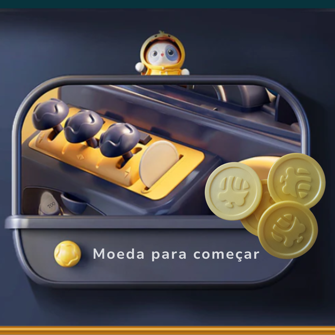 Mini Máquina de Pegar Ursinho 44 Brinquedos
