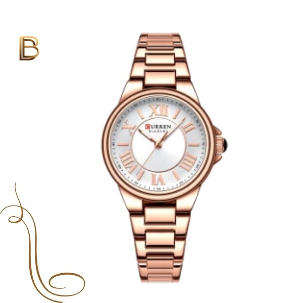 Relógio Feminino de Aço Dourado - Curren KorsMary