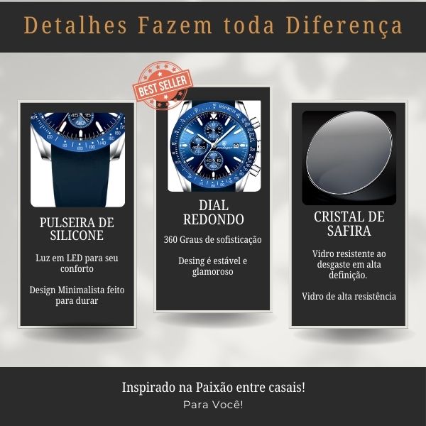 Relógio Masculino Vincce
