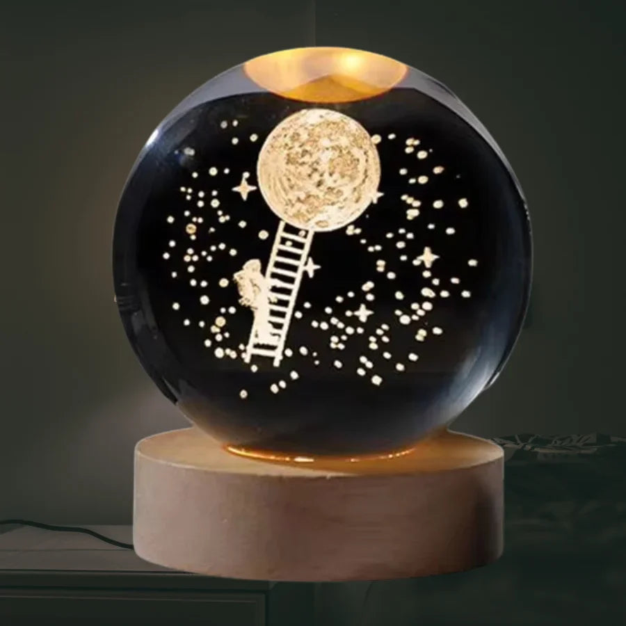 Luminária Decorativa Espacial 3D - Cosmic Sky