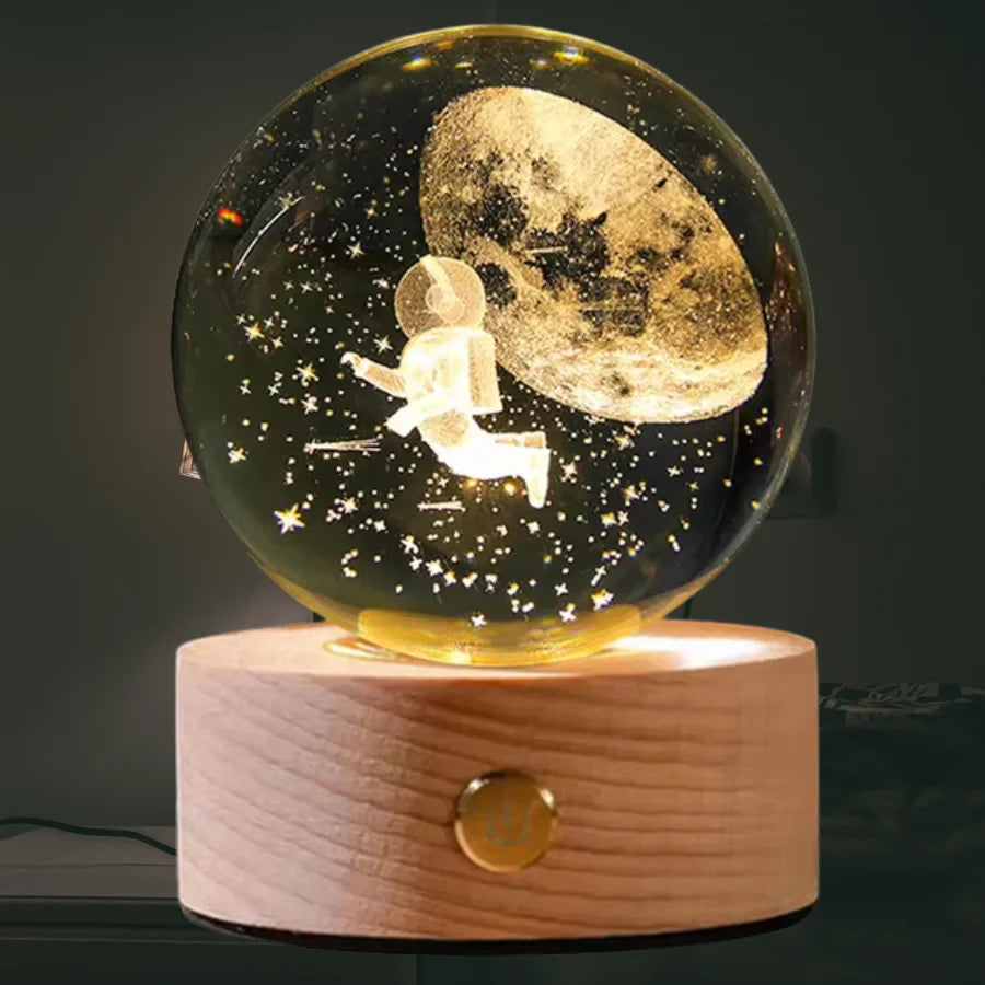 Luminária Decorativa Espacial 3D - Cosmic Sky