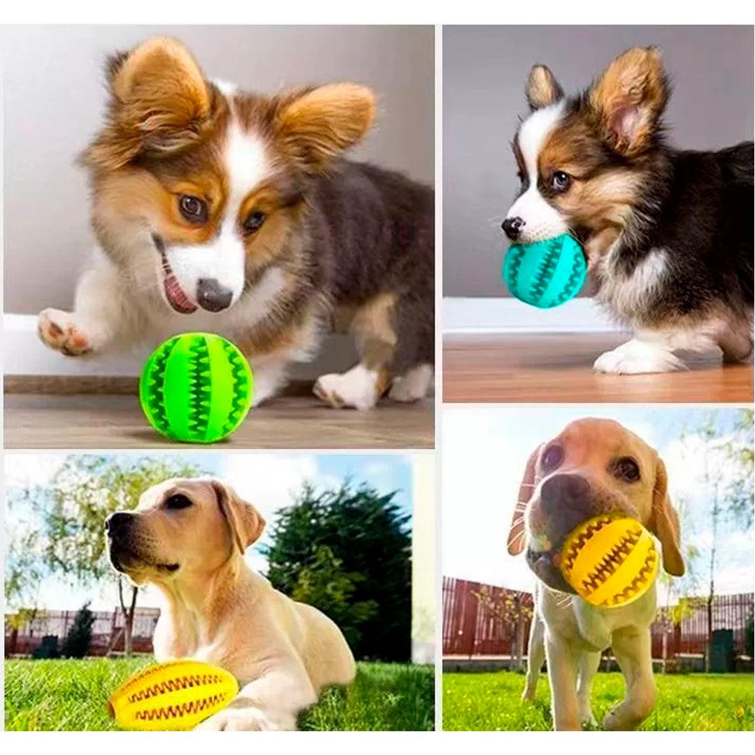 Bola Elástica e Resistente para Limpeza Dental de Pet