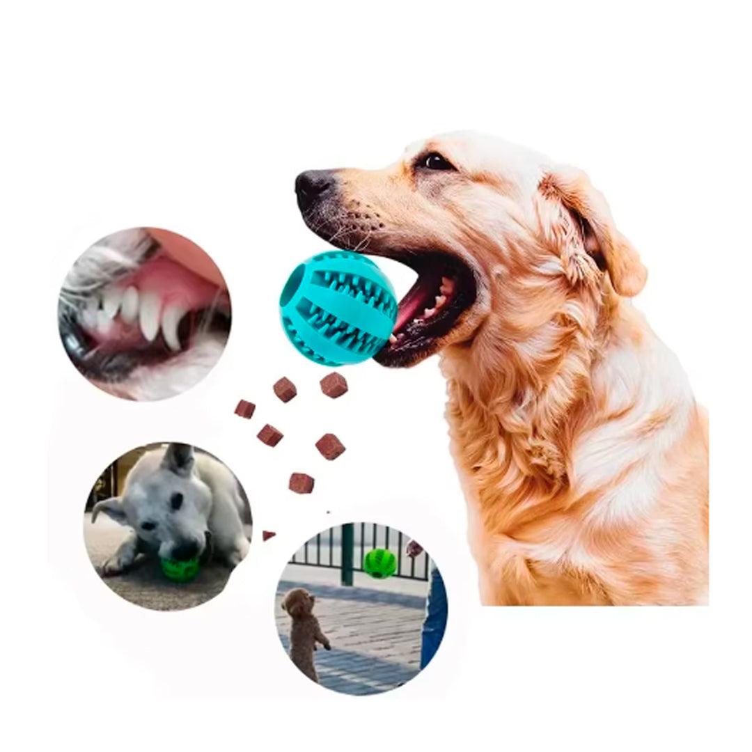 Bola Elástica e Resistente para Limpeza Dental de Pet