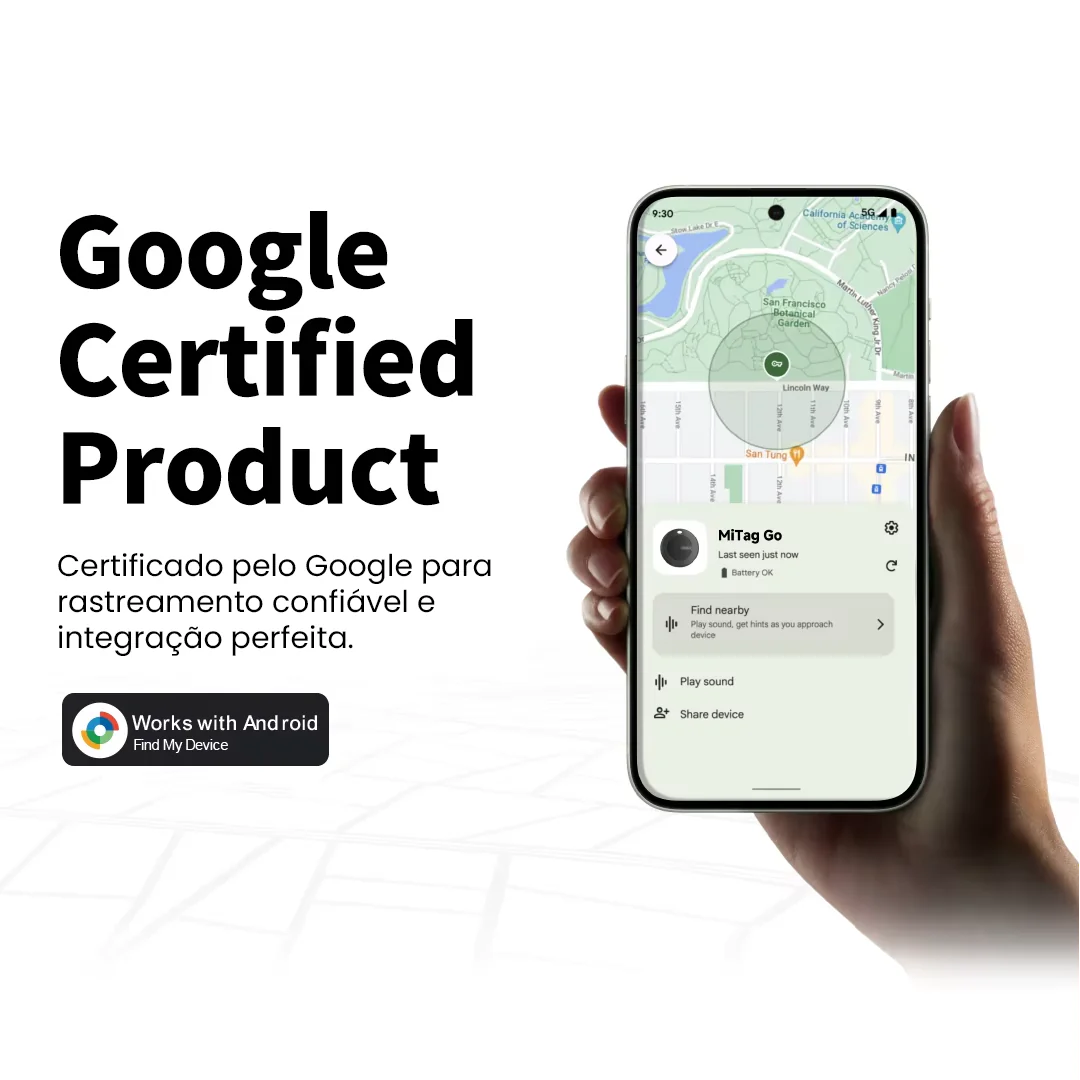 Rastreador GPS para Android sem limite de distância | Mili Mitag Go