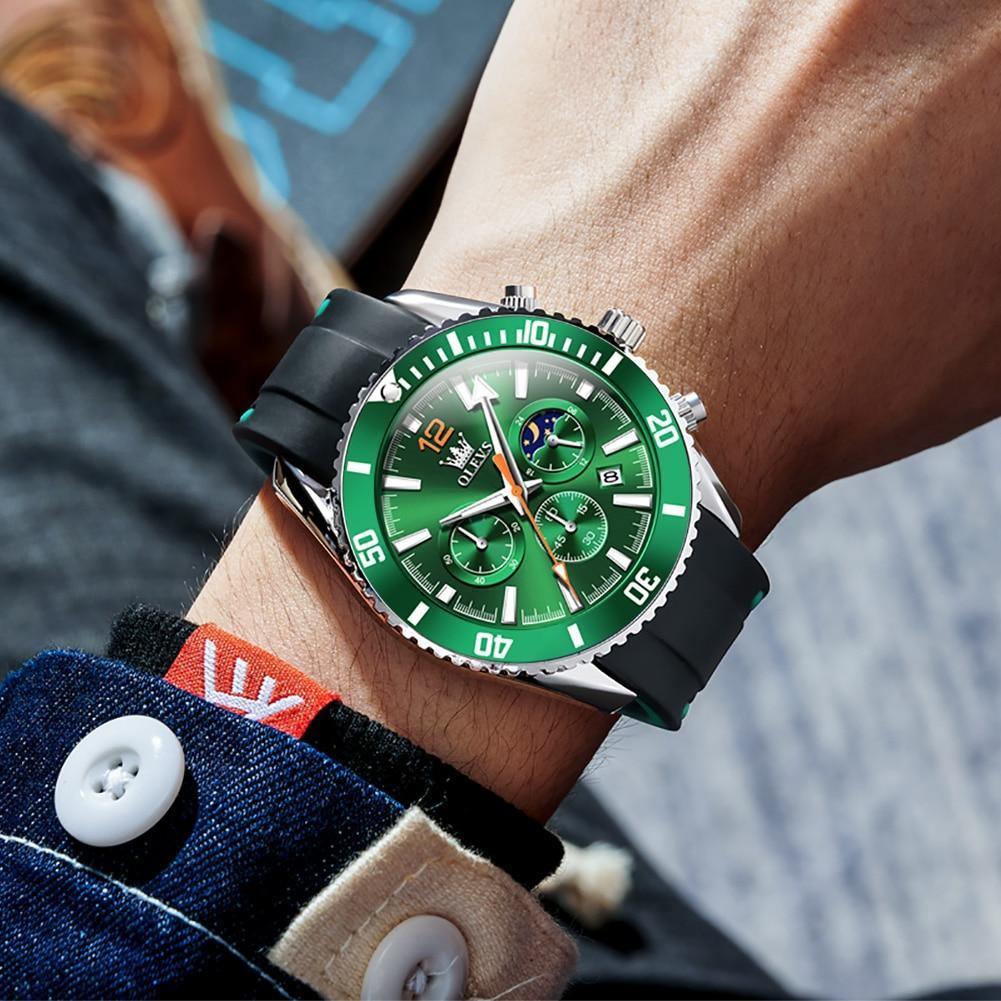 Relógio Casual Masculino OLEVS Original (Edição limitada)