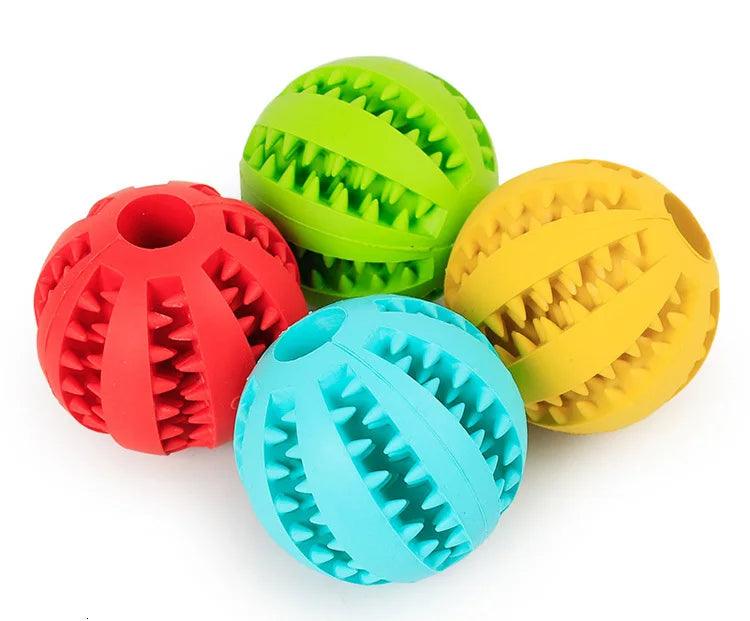 Bola Elástica e Resistente para Limpeza Dental de Pet