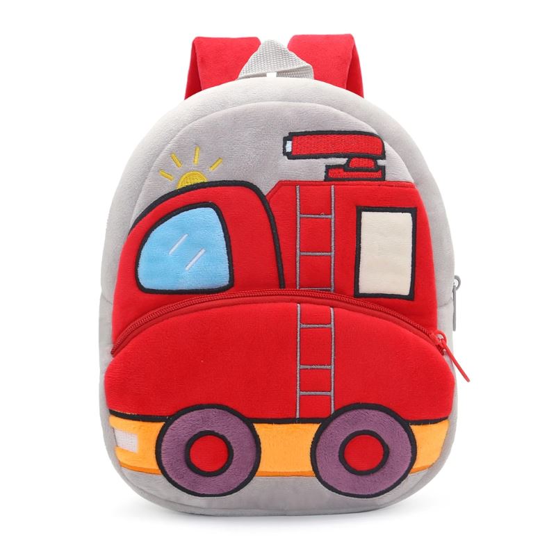 Mochila Infantil Cartoon de Pelúcia para Crianças de 2 a 4 Anos de Idade