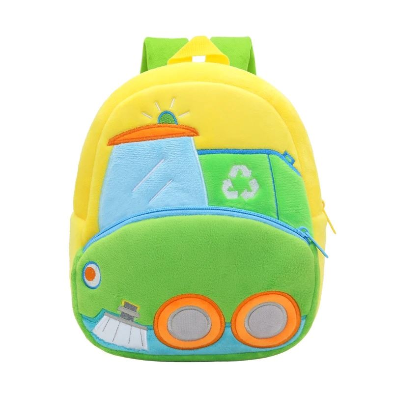 Mochila Infantil Cartoon de Pelúcia para Crianças de 2 a 4 Anos de Idade