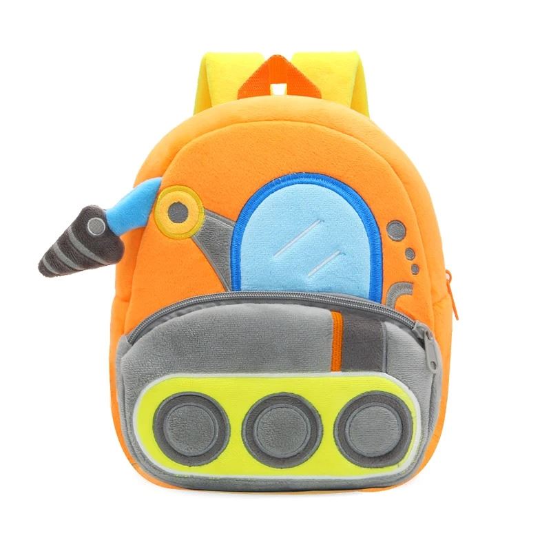 Mochila Infantil Cartoon de Pelúcia para Crianças de 2 a 4 Anos de Idade