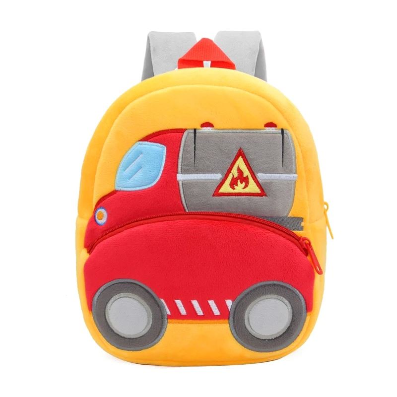 Mochila Infantil Cartoon de Pelúcia para Crianças de 2 a 4 Anos de Idade