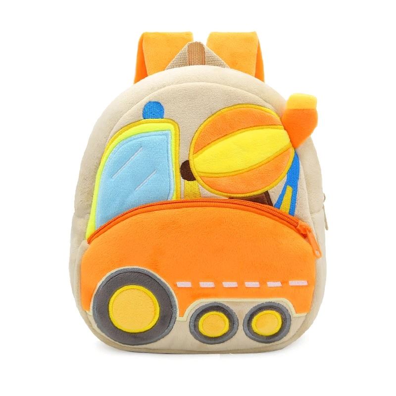 Mochila Infantil Cartoon de Pelúcia para Crianças de 2 a 4 Anos de Idade