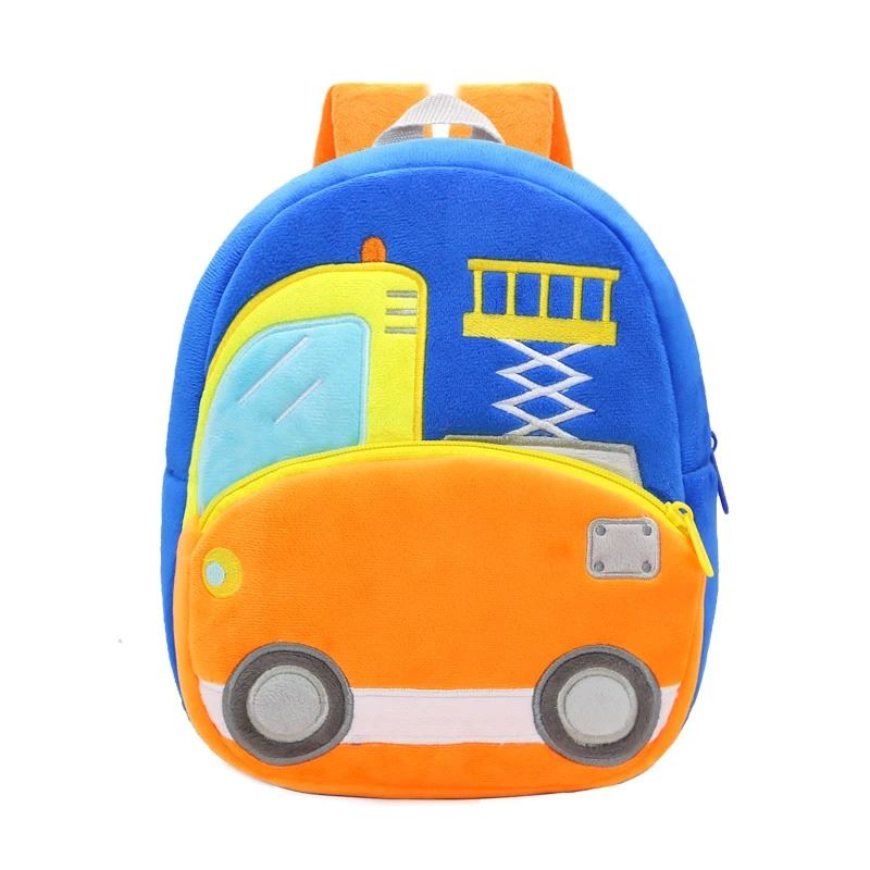 Mochila Infantil Cartoon de Pelúcia para Crianças de 2 a 4 Anos de Idade