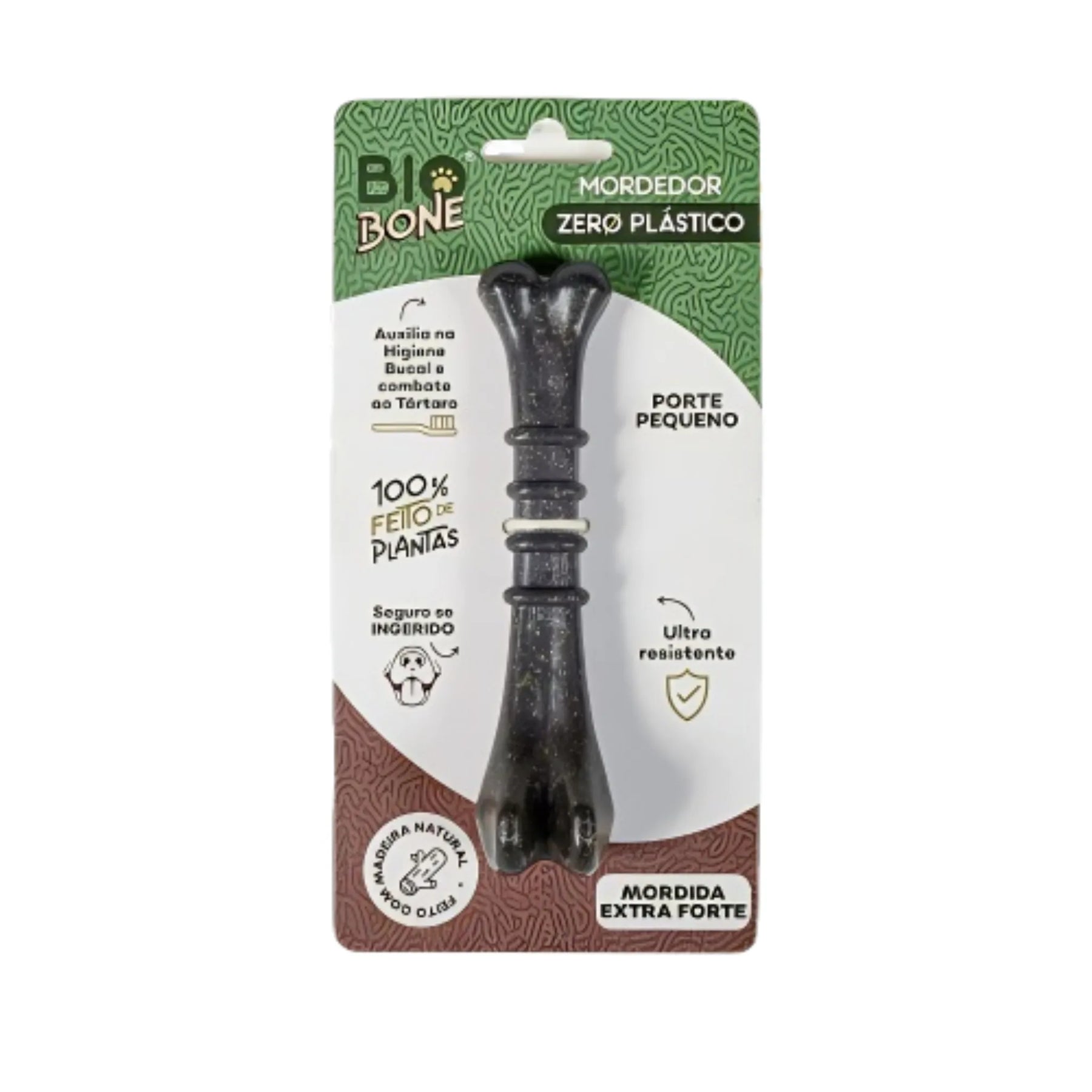 Brinquedo Mordedor Pet Natural Zero Plástico | Biobone™