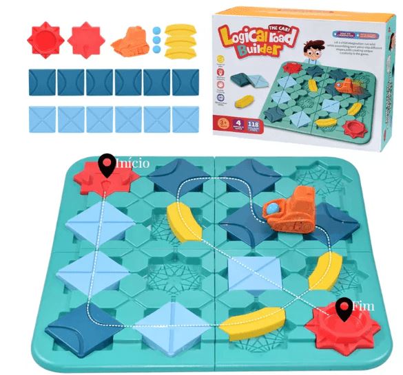 Brinquedo Desenvolvimento Intelectual - Logical Road Builder
