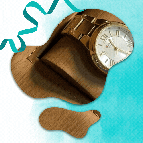 Relógio Feminino de Aço Rose - Curren 9061C