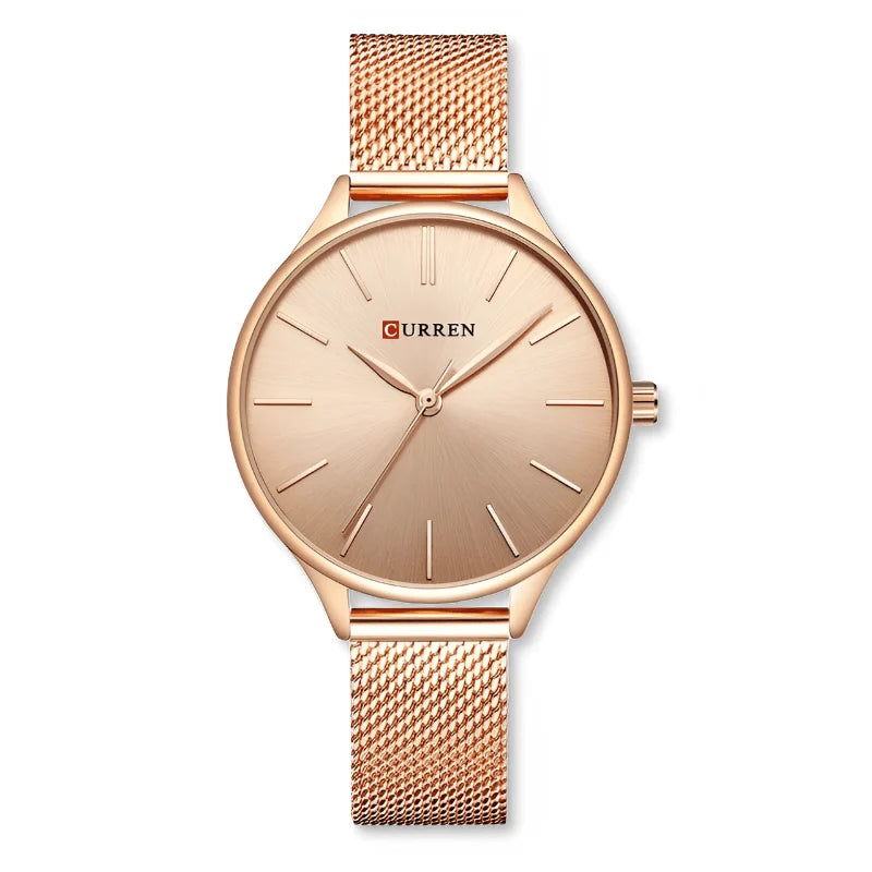 Relógio Feminino de Luxo Minimalista - Curren