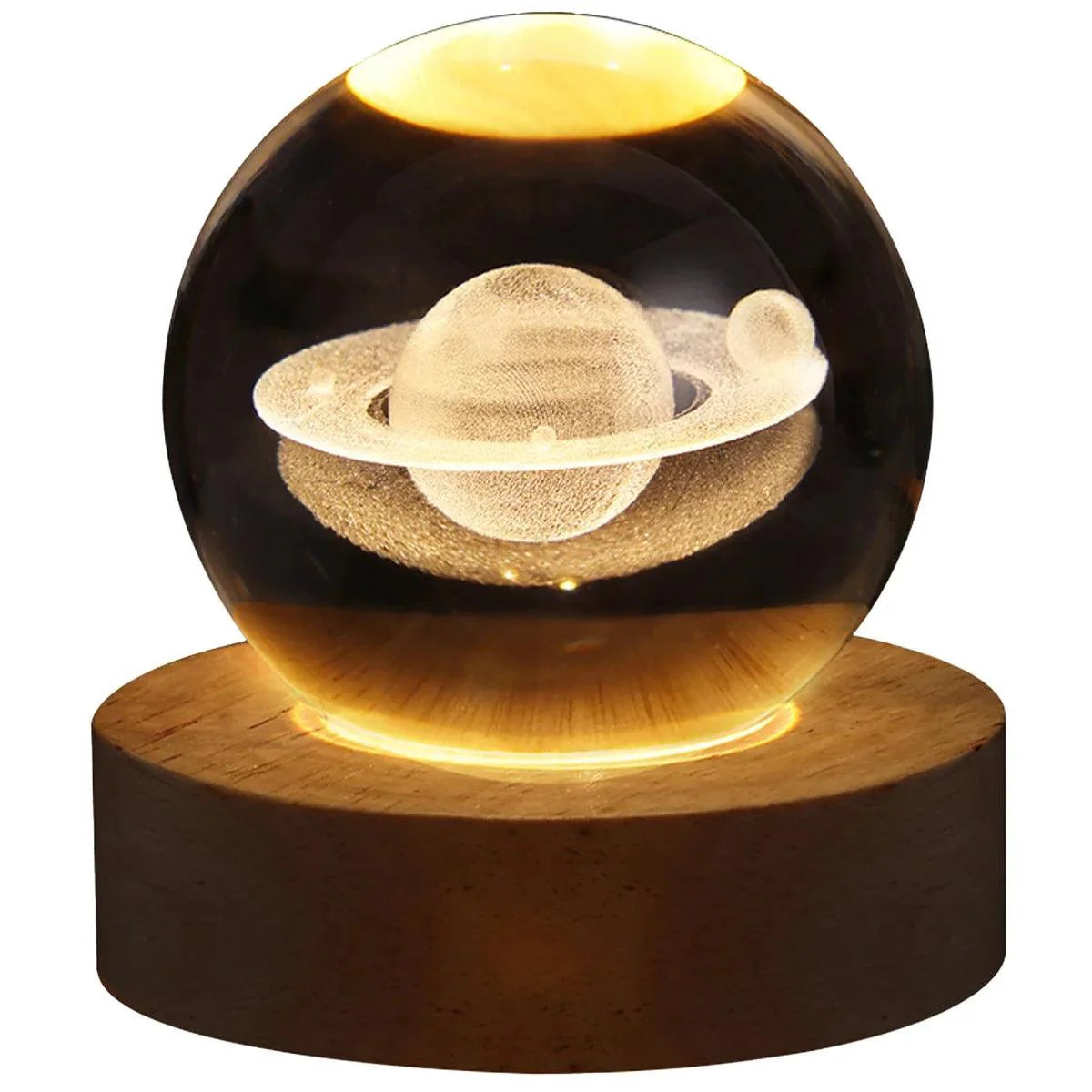 Luminária LED USB com Bola de Cristal Galáxia