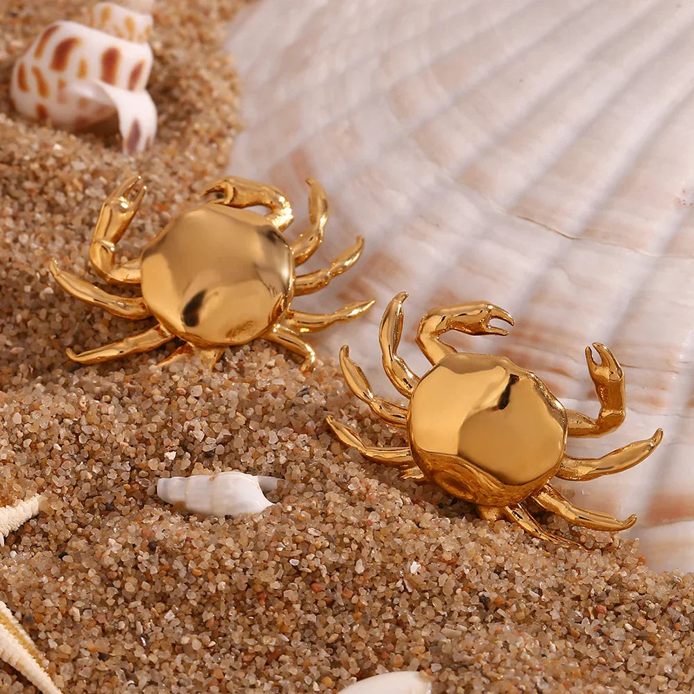 Brincos Little Crab E.B. Belle - Elegância e Estilo