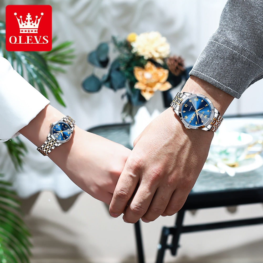 Relógio Diamond Lux Casal (Edição Limitada)