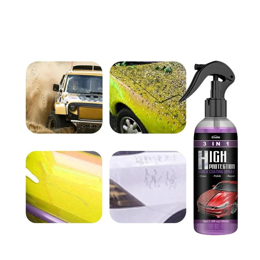 Spray de Revestimento Rápido 3 em 1