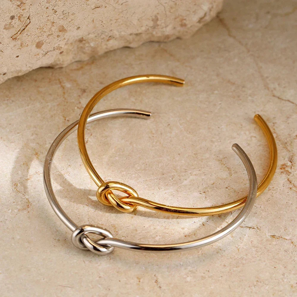 Pulseira Twist de Aço Inoxidável Burnetts Joias